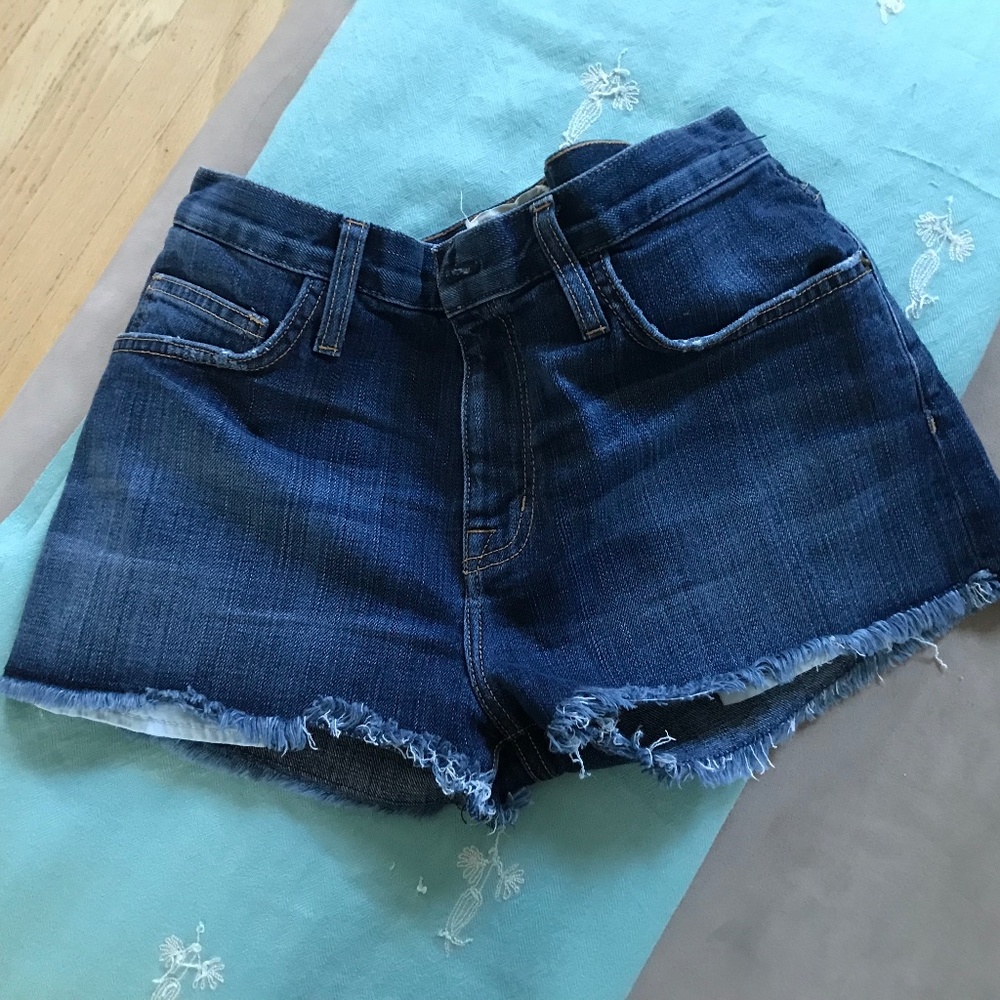 Designer Jean shorts size 27